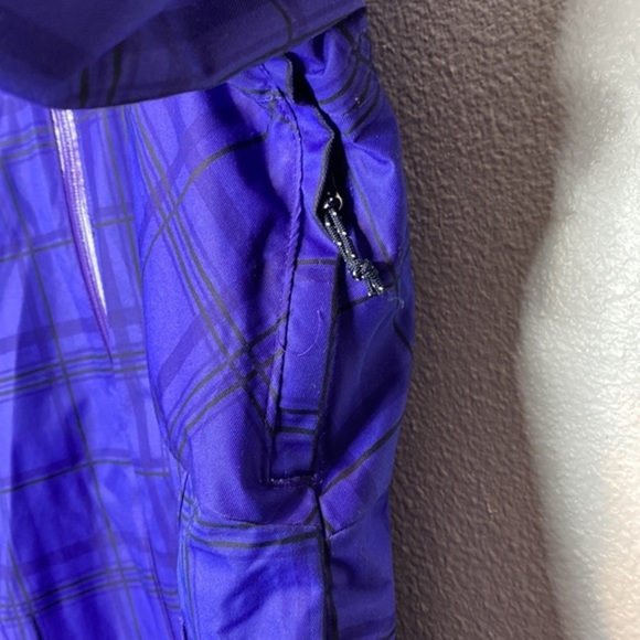 Columbia Purple Plaid Waterproof Jacket Size Small - Picture 7 of 8